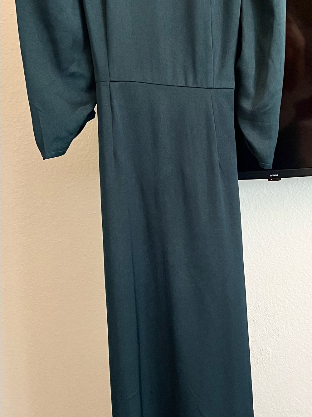 SHEIN Dark Teal Midi Dress